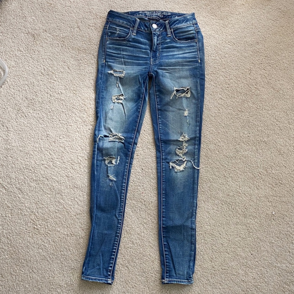 AE ripped jeans